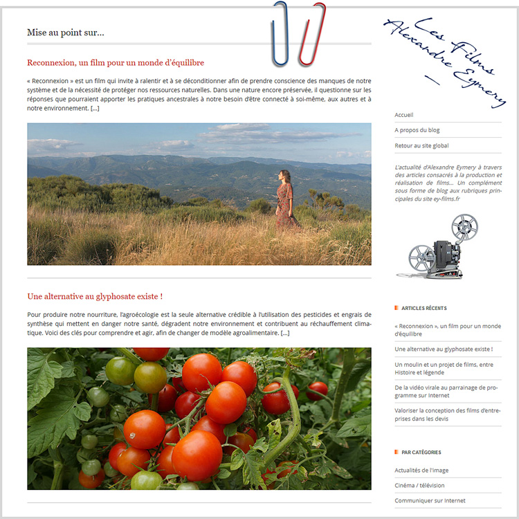 Toute l'actualité de la société et de son fondateur Alexandre Eymery - le blog